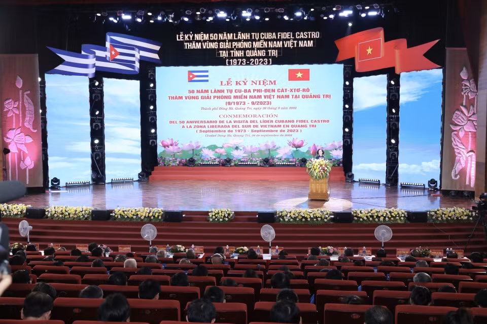 Quang cảnh Lễ Kỷ niệm. (Ảnh: Minh Quyết/TTXVN)