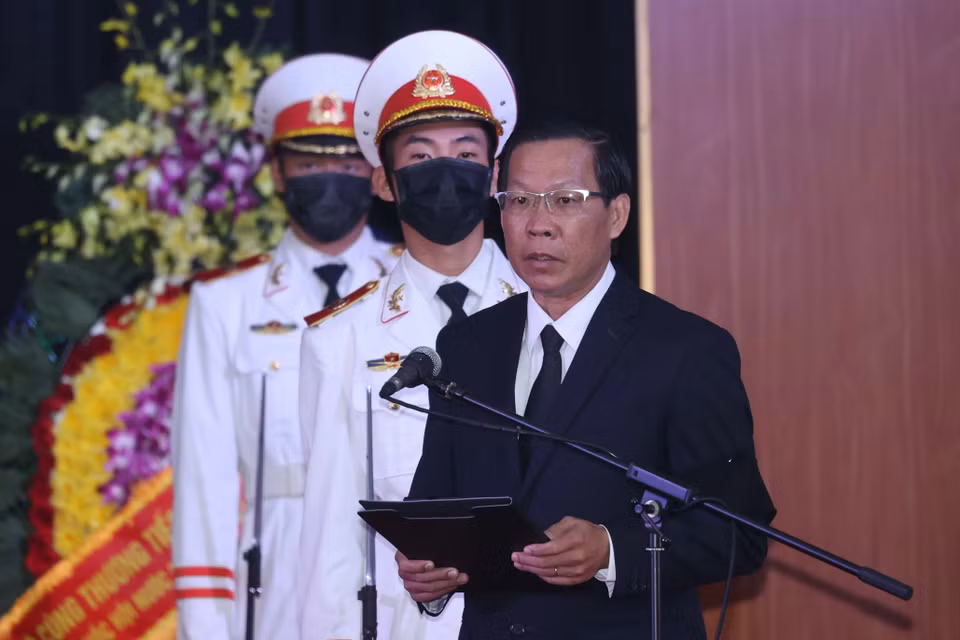 Đồng chí Phan Văn Mãi, Bí thư Tỉnh uỷ Bến Tre phát biểu. (Ảnh: Thống Nhất/TTXVN)
