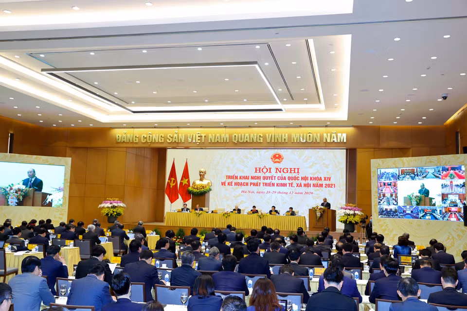 Quang cảnh hội nghị. (Ảnh: Thống Nhất/TTXVN)