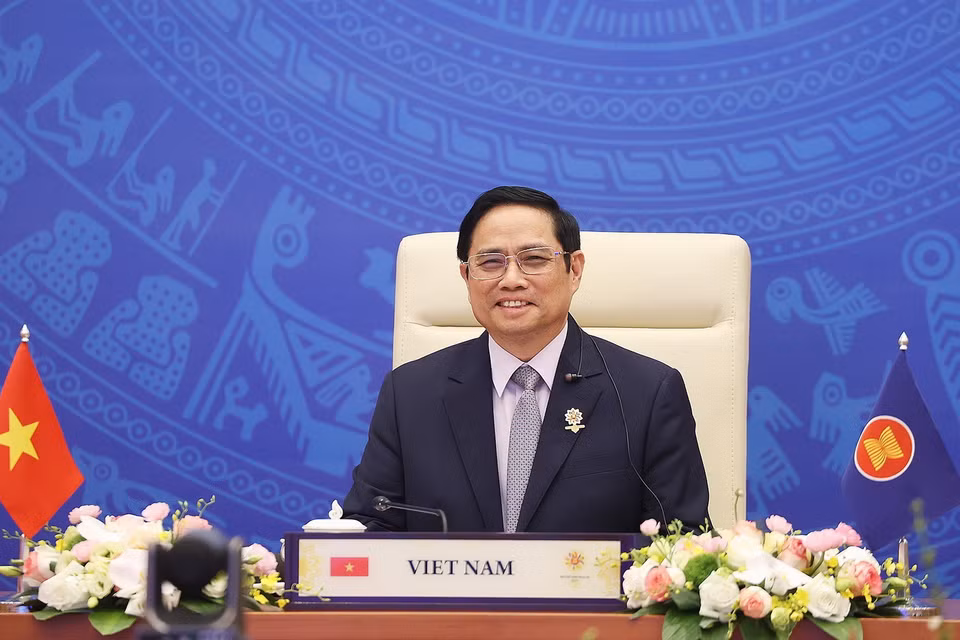 Thủ tướng Phạm Minh Chính tham dự Hội nghị cấp cao ASEAN-Hoa Kỳ lần thứ 9. (Ảnh: Dương Giang/TTXVN)