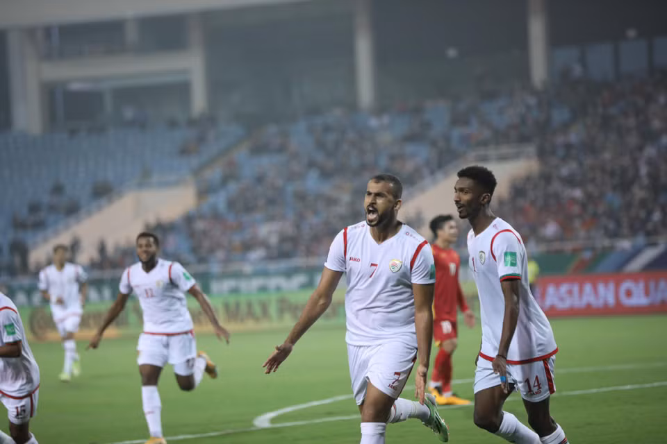 Tuy nhiên, sang hiệp 2, Oman đã tận dụng thành công cơ hội của mình để phá vỡ bế tắc. (Ảnh: Tá Hiển/Vietnam+)