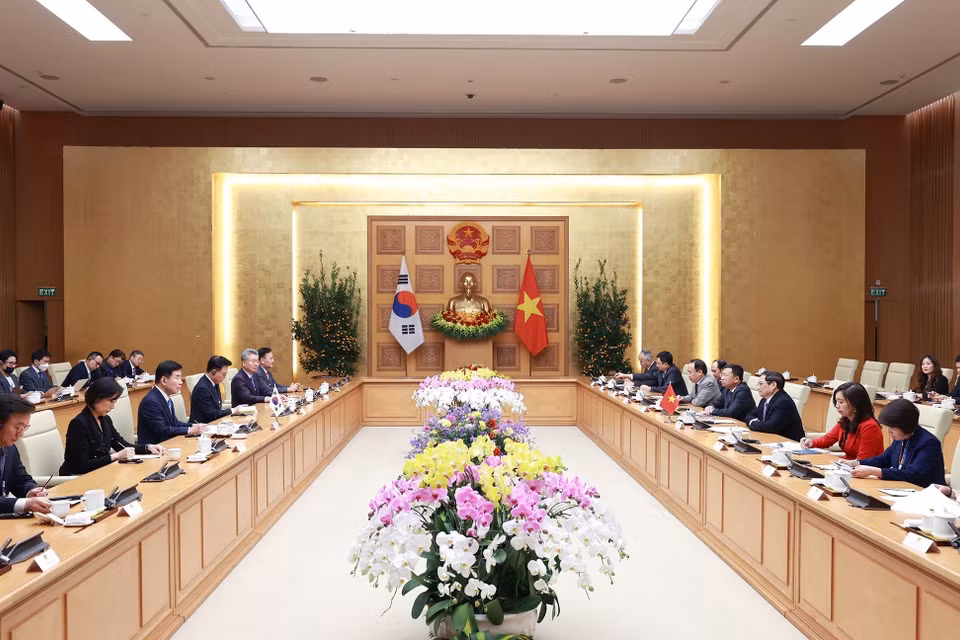 Quang cảnh buổi tiếp. 