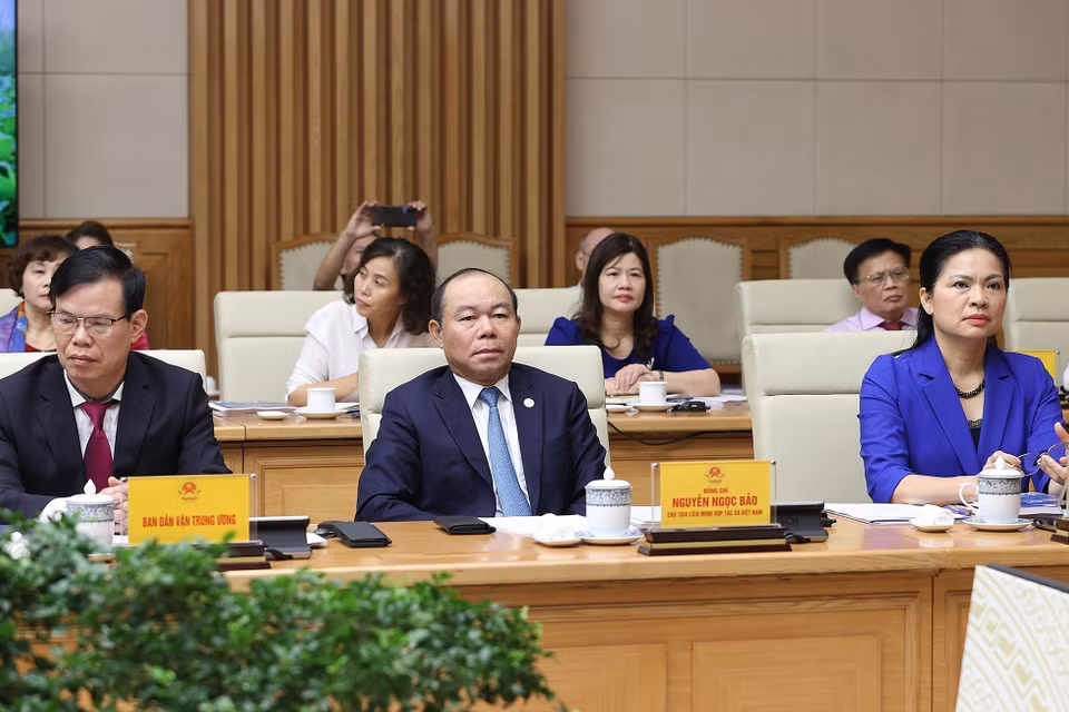 Các đại biểu dự Diễn đàn Kinh tế hợp tác, hợp tác xã năm 2022. (Ảnh: Dương Giang/TTXVN)