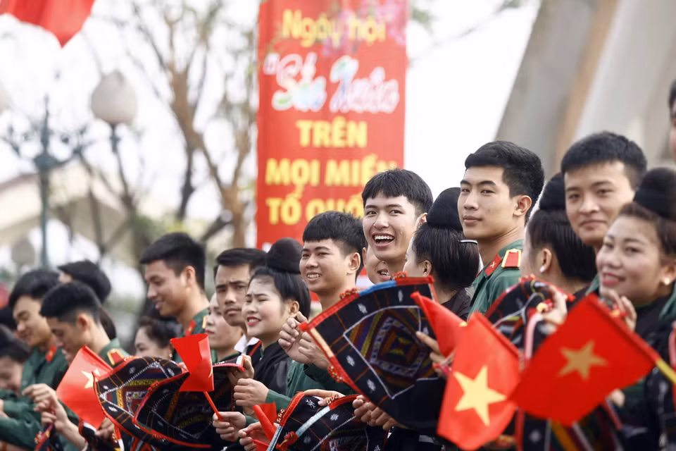 “Ngày hội sắc Xuân trên mọi miền Tổ quốc” năm 2023. (Ảnh: Thống Nhất/TTXVN)