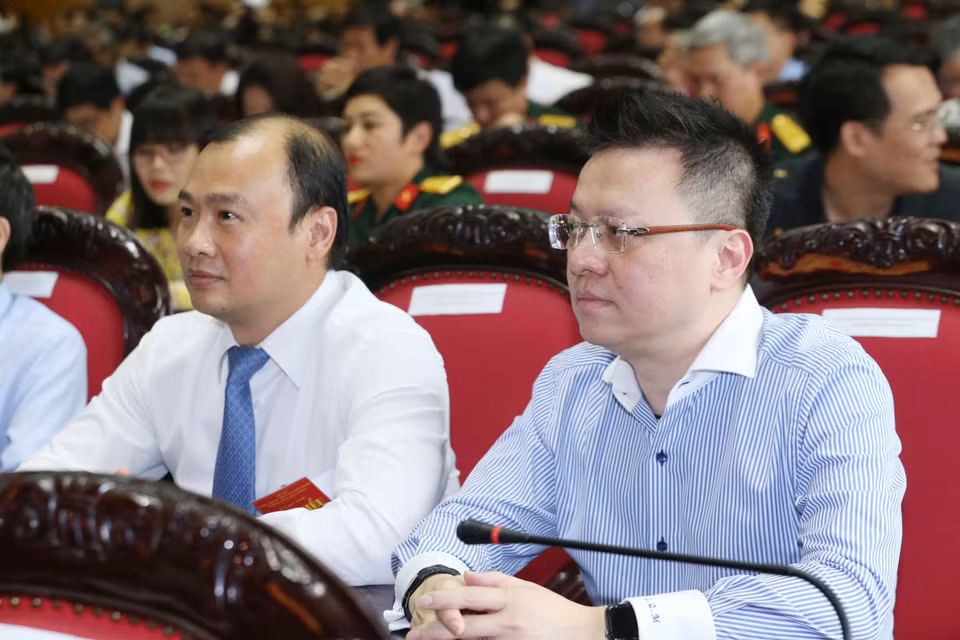Ông Lê Quốc Minh, Phó Tổng giám đốc Thông tấn xã Việt Nam, dự hội nghị. (Ảnh: Phương Hoa/TTXVN)
