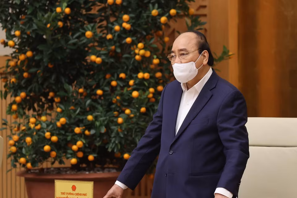 Thủ tướng Nguyễn Xuân Phúc phát biểu. (Ảnh: Thống Nhất/TTXVN)