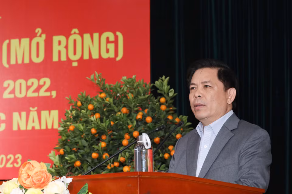 Ông Nguyễn Văn Thể, Ủy viên Trung ương Đảng, Bí thư Đảng ủy Khối các cơ quan Trung ương phát biểu tại hội nghị. (Ảnh: Phương Hoa/TTXVN)