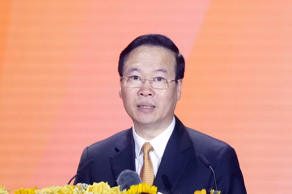 Chủ tịch nước Võ Văn Thưởng phát biểu. (Ảnh: Thống Nhất/TTXVN)