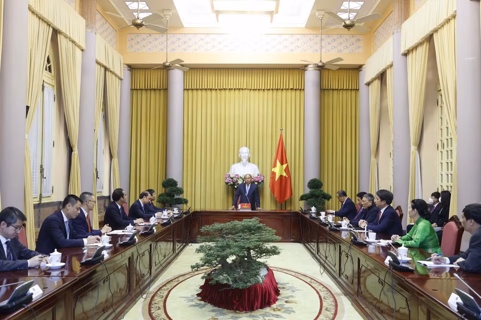 Quang cảnh buổi lễ. (Ảnh: Thống Nhất/TTXVN)