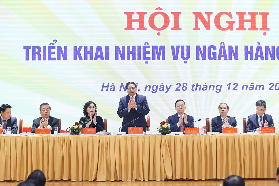 Thủ tướng Phạm Minh Chính dự hội nghị. (Ảnh: Dương Giang/TTXVN)