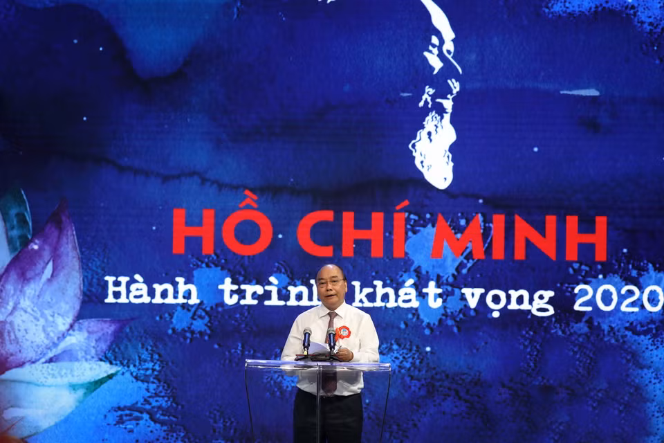 Thủ tướng Nguyễn Xuân Phúc phát biểu tại Chương trình. (Ảnh: Thống Nhất/TTXVN)