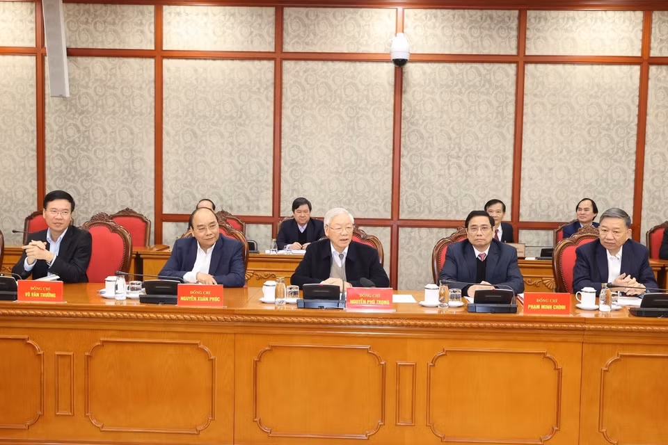 Các đại biểu sẽ cho ý kiến về việc tổ chức Tết Tân Sửu 2021, một số nhiệm vụ trọng tâm trong quý 1/2021.(Ảnh: Trí Dũng/TTXVN)