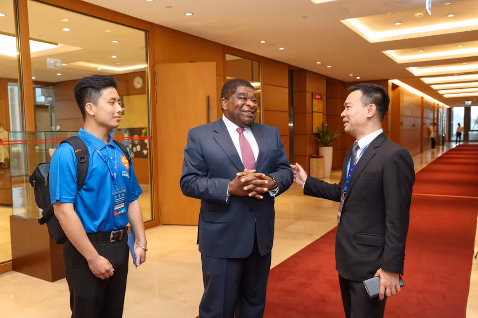 Hội nghị Nghị sỹ trẻ Toàn cầu lần thứ 9 có quy mô lớn nhất từ trước đến nay khi thu hút gần 500 đại biểu, trong đó có hơn 300 đại biểu quốc tế. (Ảnh: Minh Sơn/Vietnam+)