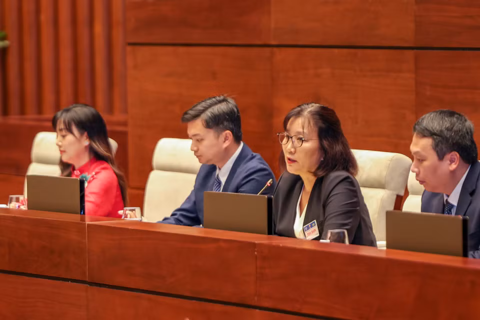 Tọa đàm 'Tăng cường năng lực số cho thanh niên' do Trung ương Đoàn Thanh niên Cộng sản Hồ Chí Minh chủ trì. (Ảnh: Minh Sơn/Vietnam+)
