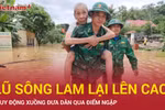 Nước ồ ạt đổ về từ thượng nguồn, nhiều trường học-trạm y tế ở Nghệ An hư hỏng nặng