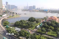 Bảo tàng Hồ Chí Minh, chi nhánh Thành phố Hồ Chí Minh, sẽ được kết nối với công viên, quảng trường kết hợp mở rộng đường Nguyễn Tất Thành và phát triển các dịch vụ công cộng. (Ảnh: Thanh Vũ/TTXVN)