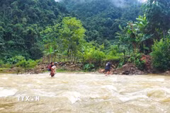 Bản Na Ngân, Nghệ An. (Ảnh: TTXVN phát)