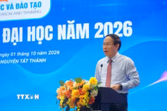 Phó Thủ tướng Chính phủ Lê Tiến Châu phát biểu chỉ đạo tại hội nghị. (Ảnh: Thu Hoài/TTXVN)