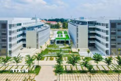 Khu phức hợp phòng thí nghiệm nghiên cứu của Đại học Cần Thơ. (Ảnh: Ánh Tuyết/TTXVN)