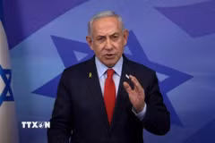 Thủ tướng Israel Benjamin Netanyahu. Ảnh: THX/TTXVN