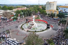Lễ hội Cà phê Buôn Ma Thuột lần thứ 9 năm 2025 thu hút hơn 250.000 lượt du khách trong và ngoài nước. (Ảnh tư liệu: Tuấn Anh/TTXVN)