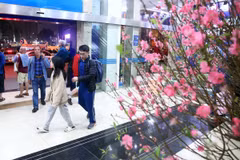Hành khách về quê ăn Tết. (Ảnh: Huy Hùng/TTXVN)