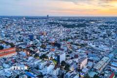 Một góc thành phố Cần Thơ. (Ảnh: Thanh Liêm/TTXVN)