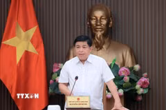 Phó Thủ tướng Nguyễn Chí Dũng phát biểu. (Ảnh: An Đăng/TTXVN)