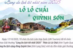 Việt Nam có 2 đại diện được công nhận “Làng Du lịch tốt nhất năm 2025” 