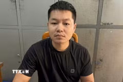 Đối tượng Thái Thanh Chương bị khởi tố, bắt tạm giam về hành vi lừa đảo chiếm đoạt tài sản. (Ảnh: TTXVN phát)