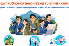Các trường hợp thực hiện xét tuyển viên chức