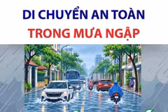Lưu ý quan trọng trong tham gia giao thông an toàn khi mưa ngập