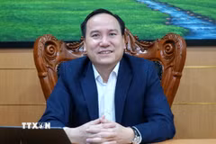 Ông Đặng Đình Đức, Phó Chủ tịch thường trực Cơ quan điều hành Trung tâm tài chính quốc tế Việt Nam tại Đà Nẵng (VIFC-DN), cho biết đang tập trung triển khai các cơ chế, chính sách đặc thù của Trung ương, thu hút đầu tư, tăng cường hợp tác quốc tế. (Ảnh: Quốc Dũng/TTXVN)