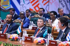 Thủ tướng Lê Minh Hưng dự và phát biểu tại phiên họp Hội nghị thượng đỉnh BRICS