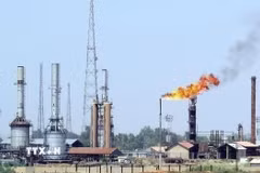 Cơ sở khai thác dầu Al-Sharara ở Libya. Ảnh: AA/TTXVN