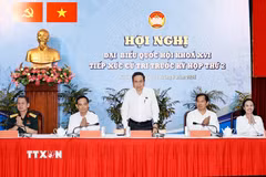 Chủ tịch Quốc hội Trần Thanh Mẫn tiếp xúc cử tri Thành phố Hồ Chí Minh