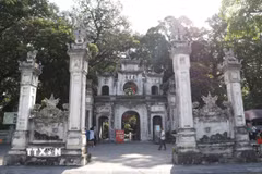 Đền Quán Thánh. (Ảnh: Vân Chi/TTXVN phát)