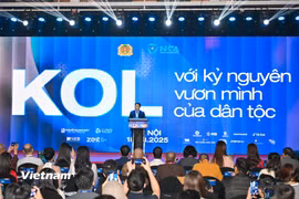 Quang cảnh Hội nghị “KOL với kỷ nguyên vươn mình của dân tộc.” (Ảnh: Minh Sơn/Vietnam+)