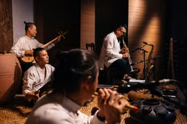 Đàn Đó Band là một trong các nhóm nhạc sẽ tham gia biểu diễn tại Hanoi Jazztival. (Ảnh: BTC)