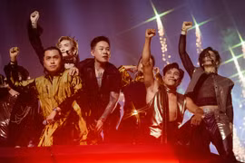 Từ một show truyền hình, 'Anh trai vượt ngàn chông gai' đã tạo nên một hiện tượng nghệ thuật biểu diễn trong hai năm qua. (Ảnh: CTV/Vietnam+)