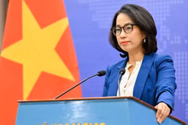Người Phát ngôn Bộ Ngoại giao Phạm Thu Hằng. (Ảnh do Bộ Ngoại giao cung cấp)