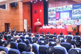 Hội nghị tổng kết công tác 6 tháng đầu năm tại Bộ Văn hóa, Thể thao và Du lịch. (Ảnh: Tam Ninh)