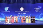 Lễ trao Giải thưởng Phụ nữ Việt Nam năm 2026 do Trung ương Hội Liên hiệp Phụ nữ Việt Nam tổ chức tối nay 16/10. (Ảnh: Hoài Nam/Vietnam+)