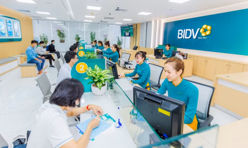 Lợi nhuận trước thuế của ngân hàng BIDV đạt 31.000 tỷ đồng. (Ảnh: Vietnam+)