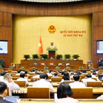 Dự thảo Luật đấu giá tài sản (sửa đổi) nhằm nâng cao hiệu quả, hạn chế bỏ cọc, mở rộng tiêu chuẩn đấu giá viên và tăng cường quản lý thị trường đấu giá. (Ảnh: TTXVN)