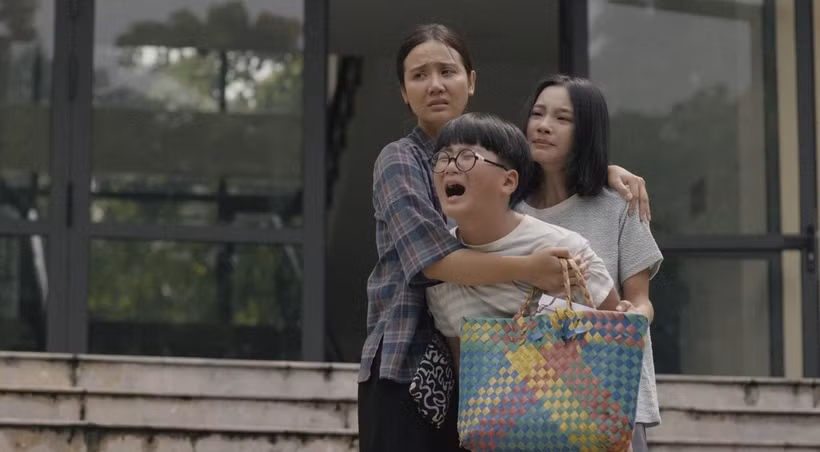 Minh Huyền sẽ vào vai người phụ nữ bán rau ngoài chợ, tảo tần nuôi hai con trong một gia đình luôn chất chứa những bất an. (Ảnh: VTV)