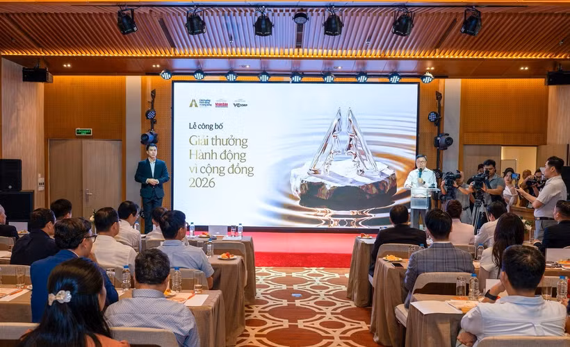 Quang cảnh Lễ công bố Giải thưởng Hành động vì Cộng đồng - Human Act Prize mùa thứ tư, năm 2026. (Ảnh: BTC)
