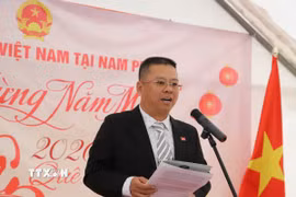 Ông Lê Hoài Nam, Trưởng ban Liên lạc Cộng đồng Việt Nam tại Nam Phi. (Ảnh: Hồng Minh/TTXVN)