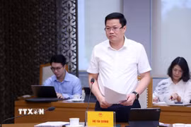 Thứ trưởng Bộ Tài chính Nguyễn Đức Tâm. (Ảnh: Văn Điệp/TTXVN)