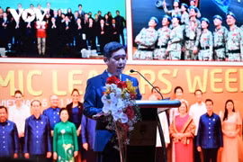 Đại sứ Phạm Việt Hùng phát biểu tại Lễ kỷ niệm 80 năm Quốc khánh nước Cộng hòa xã hội chủ nghĩa Việt Nam. (Nguồn: VOV)